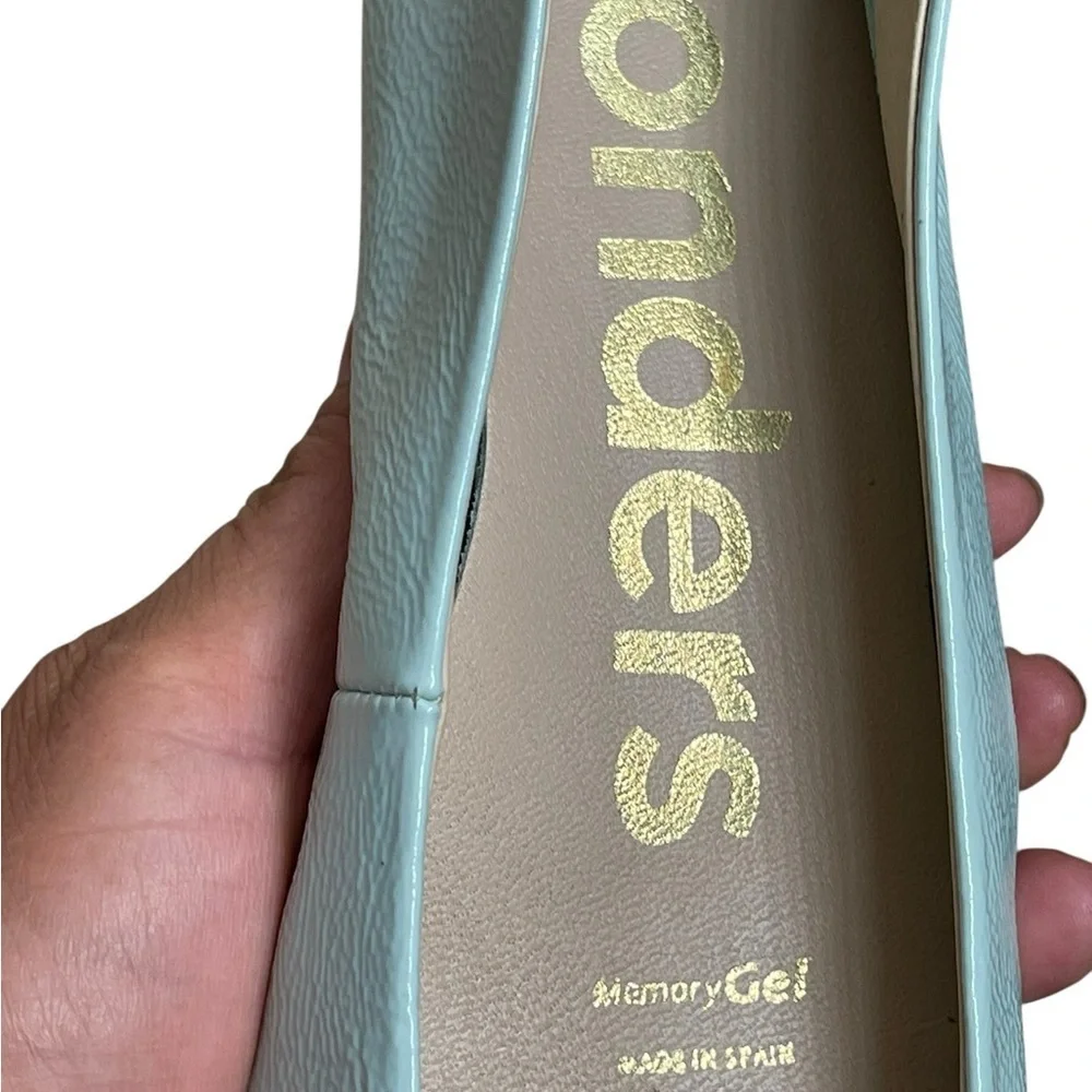 Wonders‎ Ballet Flat In Lack Akua memory gel size 36(6)